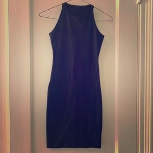 American Apparel High Neck Cotton Mini Dress